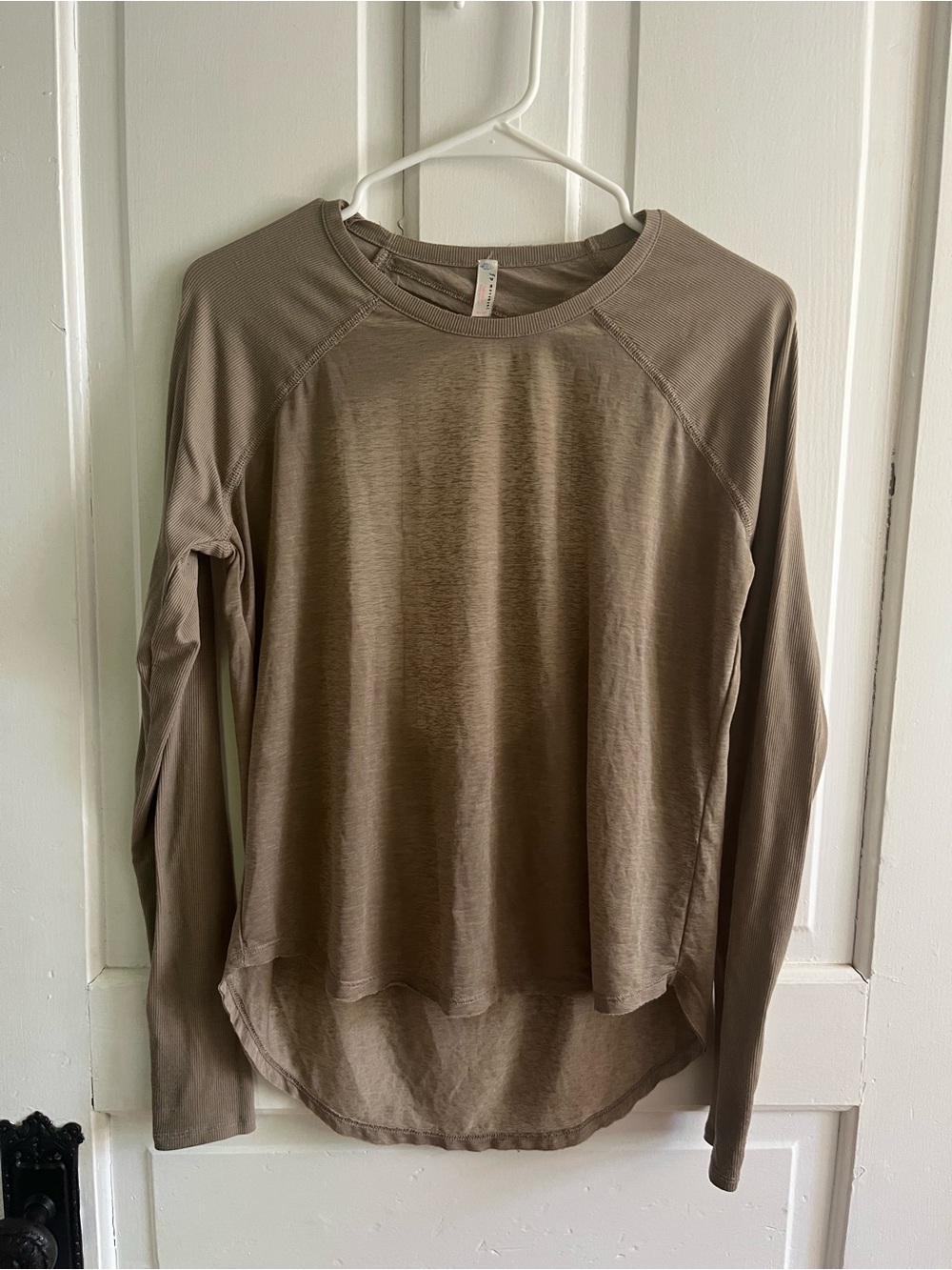 FP Movement by Free People Long Sleeve Top in Taupe